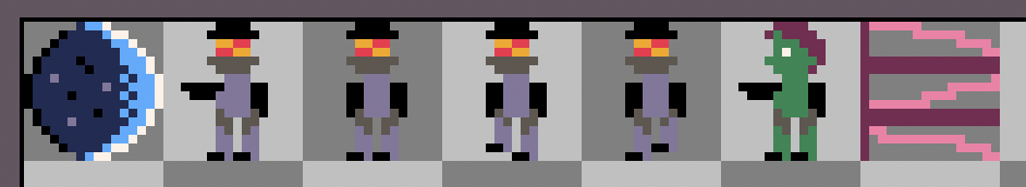My initial sprites